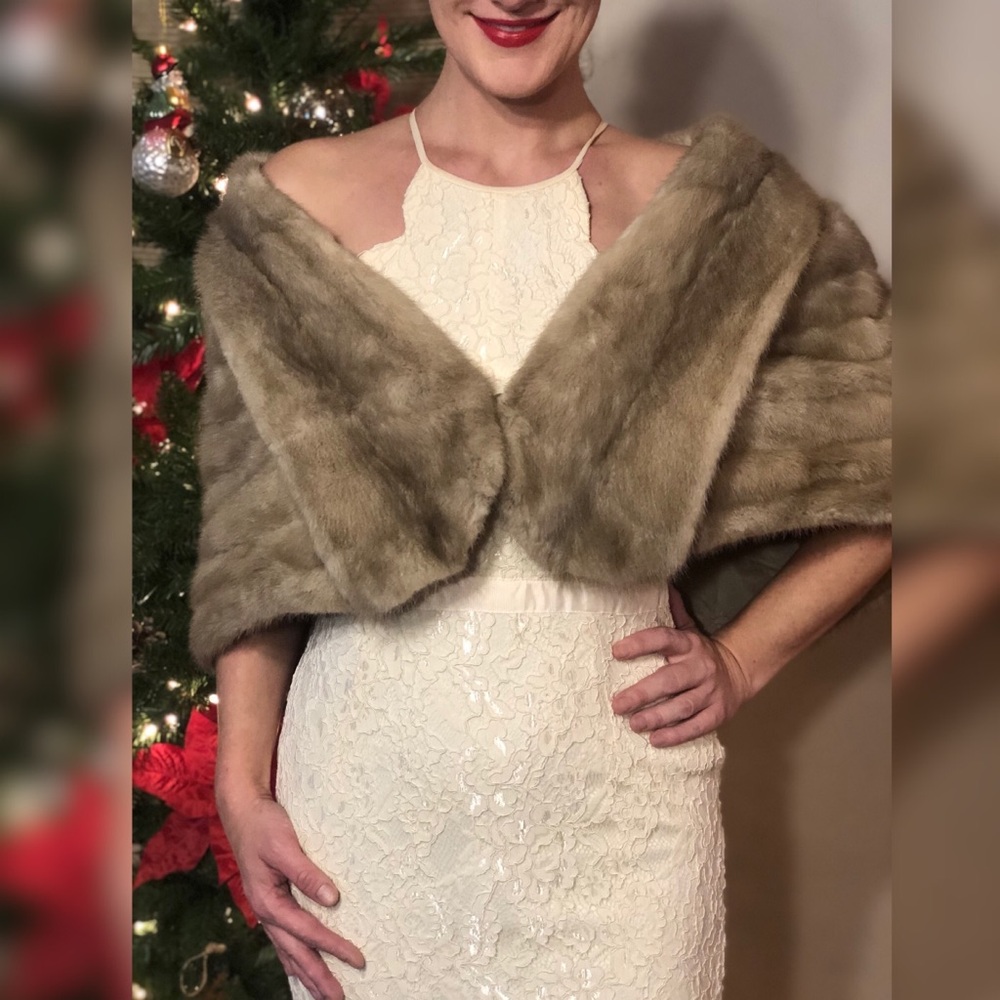 Vintage Fur Cape